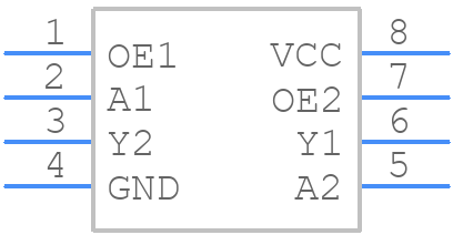 NC7WZ126K8X - onsemi - PCB symbol