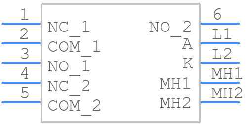 ML8-A03GQA-0 - Diptronics - PCB symbol