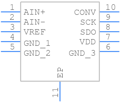 LTC1403ACMSE#PBF - Analog Devices - PCB symbol