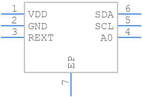 ISL29020IROZ-T7 - Renesas Electronics - PCB symbol