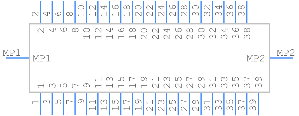 FH26W-39S-0.3SHW(05) - Hirose - PCB symbol