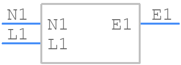 PX0413/03S/PC - Bulgin - PCB symbol