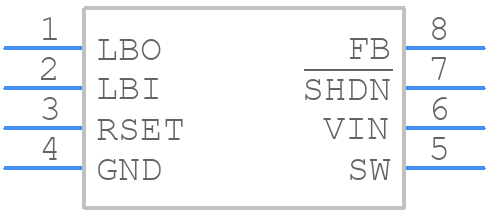 LT1316CS8#PBF - Analog Devices - PCB symbol