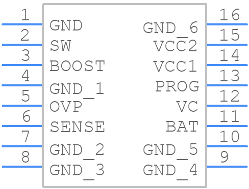LT1510CS#PBF - Analog Devices - PCB symbol