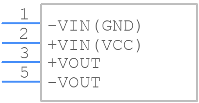 TRN 1-4810 - Traco Power - PCB symbol