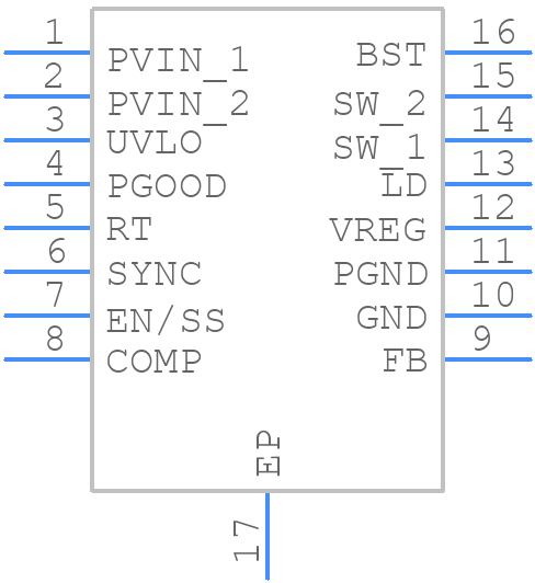 ADP2381AREZ - Analog Devices - PCB symbol