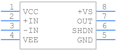 LT1719CS8#PBF - Analog Devices - PCB symbol