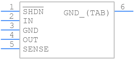 LT1764AEQ-2.5#PBF - Analog Devices - PCB symbol