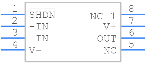 LT1806CS8#PBF - Analog Devices - PCB symbol