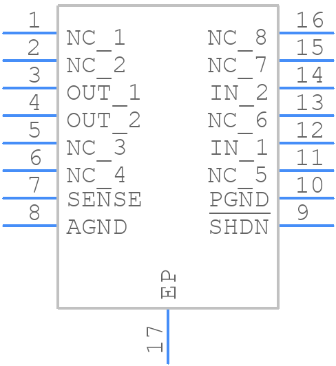 LT3021EDH-1.5#PBF - Analog Devices - PCB symbol