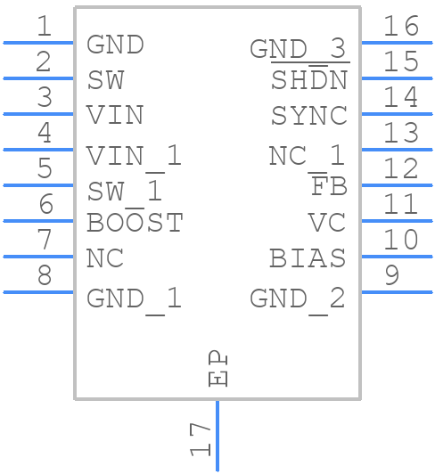 LT3430EFE#PBF - Analog Devices - PCB symbol