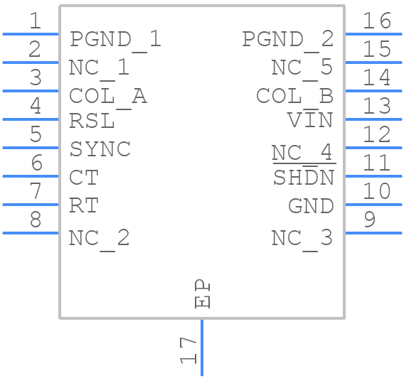 LT3439EFE#PBF - Analog Devices - PCB symbol