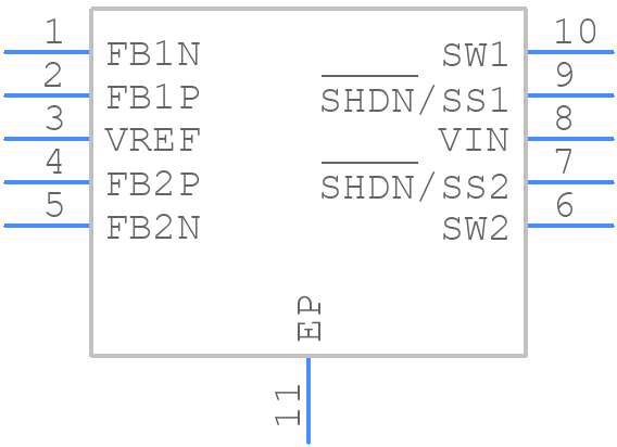 LT3471EDD#PBF - Analog Devices - PCB symbol