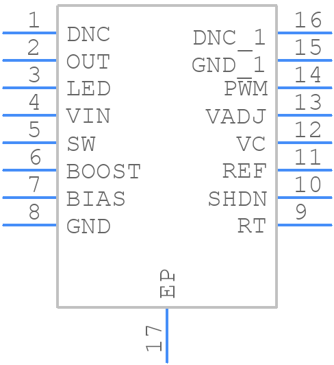 LT3474EFE#PBF - Analog Devices - PCB symbol