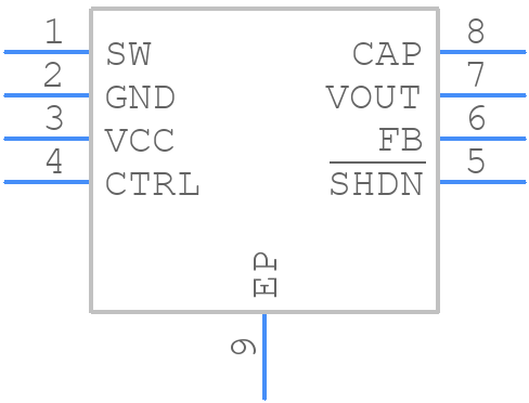 LT3494AEDDB#PBF - Analog Devices - PCB symbol