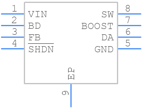 LT3502AEDC#TRMPBF - Analog Devices - PCB symbol