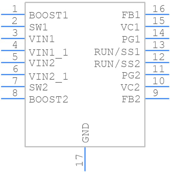 LT3506AEFE#PBF - Analog Devices - PCB symbol