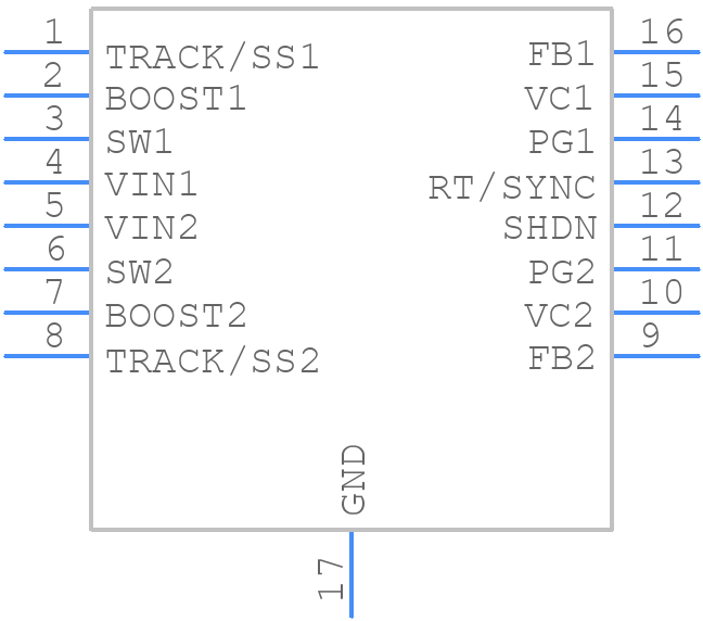 LT3508EFE#PBF - Analog Devices - PCB symbol