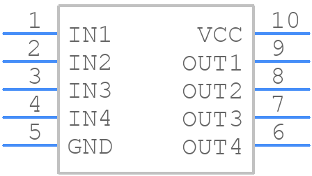 LT6551CMS#PBF - Analog Devices - PCB symbol