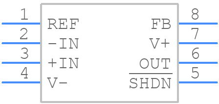 LT6552CS8#PBF - Analog Devices - PCB symbol