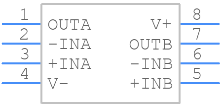 LTC1051CN8#PBF - Analog Devices - PCB symbol