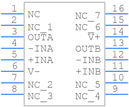 LTC1051CSW#PBF - Analog Devices - PCB symbol
