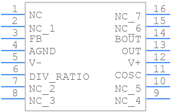 LTC1062CSW#PBF - Analog Devices - PCB symbol