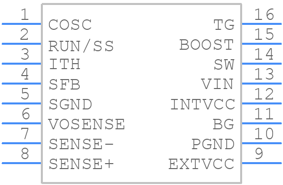 LTC1435ACS#PBF - Analog Devices - PCB symbol