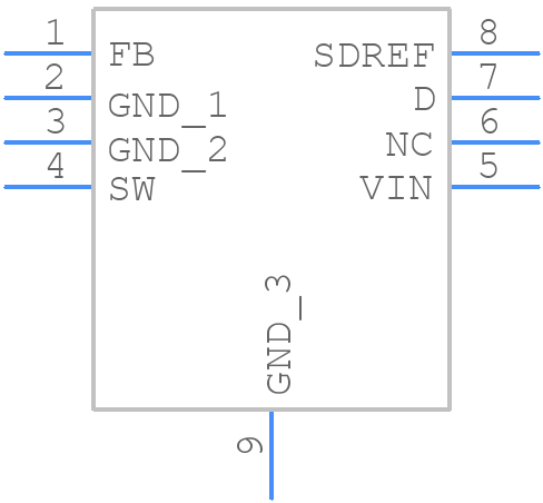 LT3462AEDC#TRMPBF - Analog Devices - PCB symbol