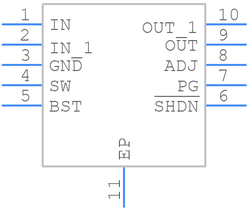 LTC3026EMSE#PBF - Analog Devices - PCB symbol