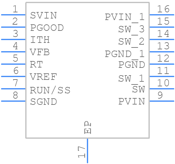 LTC3413EFE#PBF - Analog Devices - PCB symbol