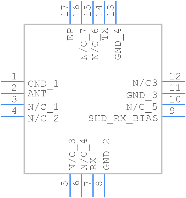 MASW-000936-14000T - MACOM - PCB symbol