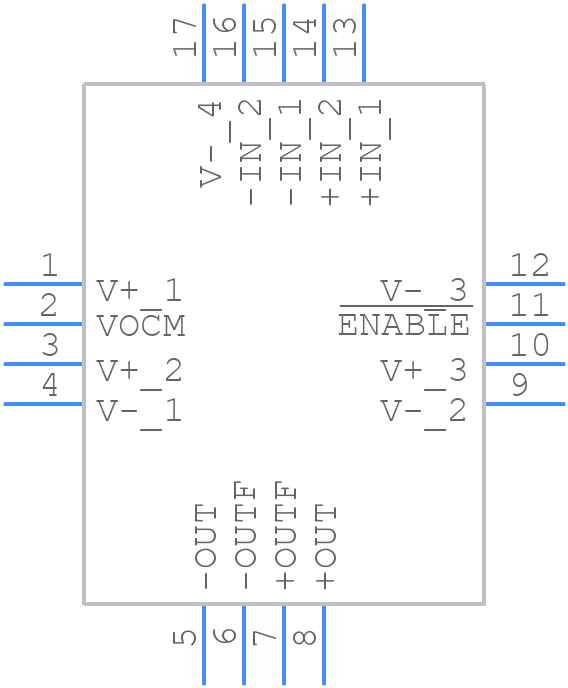 LTC6400CUD-14#PBF - Analog Devices - PCB symbol