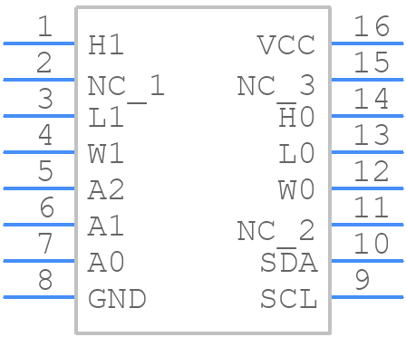 DS18030-050+ - Analog Devices - PCB symbol