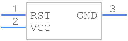 DS1812R-10+ - Analog Devices - PCB symbol