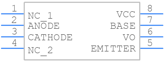 PS8501L1-AX - Renesas Electronics - PCB symbol