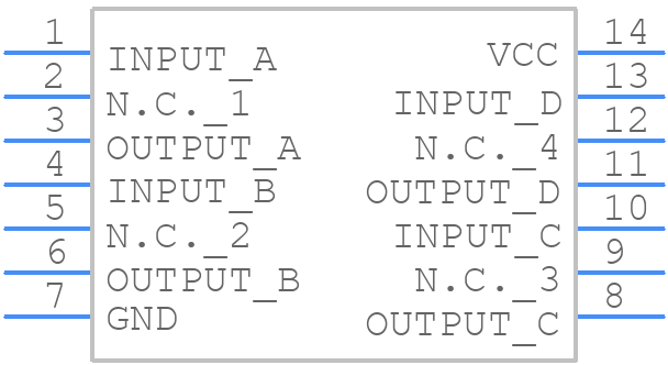 MAX1489ECSD+ - Analog Devices - PCB symbol