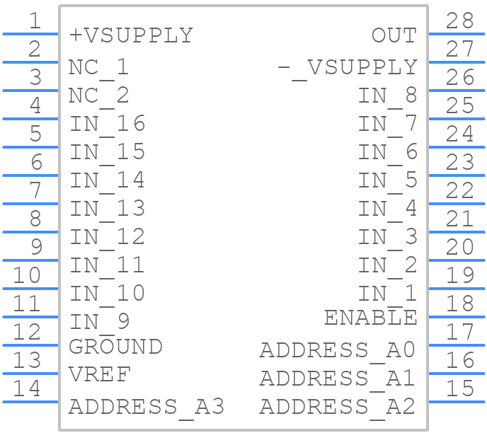 MPC506AUG4 - Texas Instruments - PCB symbol