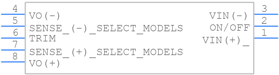 GQA24003A480V-N07-R - TDK Lambda - PCB symbol