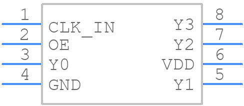 PI6CV304WE - Diodes Incorporated - PCB symbol