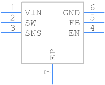 MIC23031-AYMT-TR - Microchip - PCB symbol
