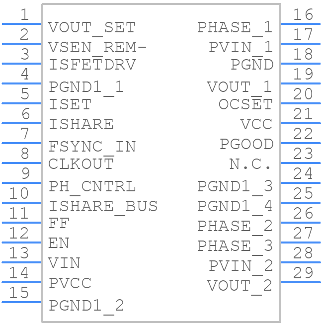 ISL8200AMMRZ - Renesas Electronics - PCB symbol