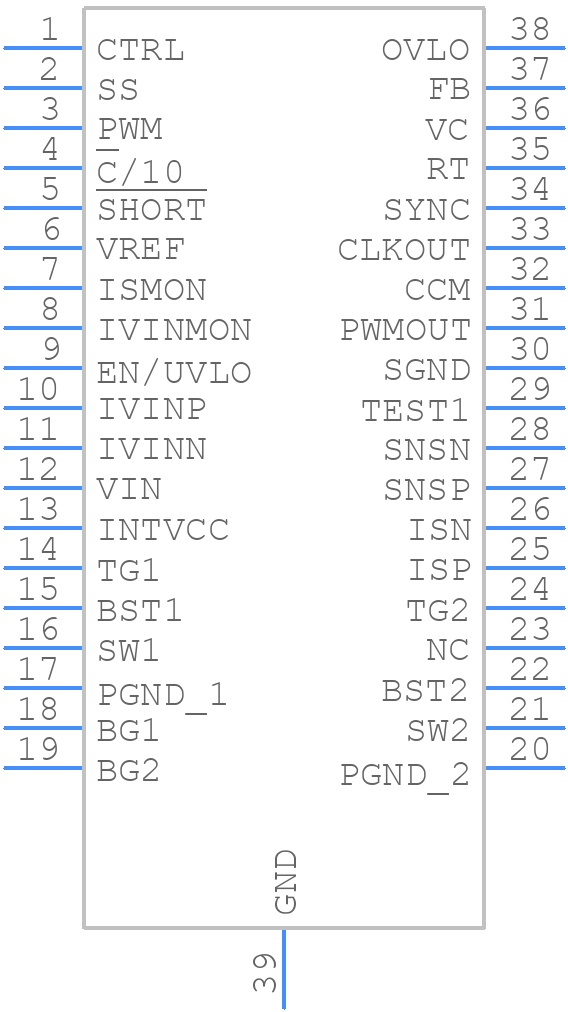 LT3791IFE-1#TRPBF - Analog Devices - PCB symbol