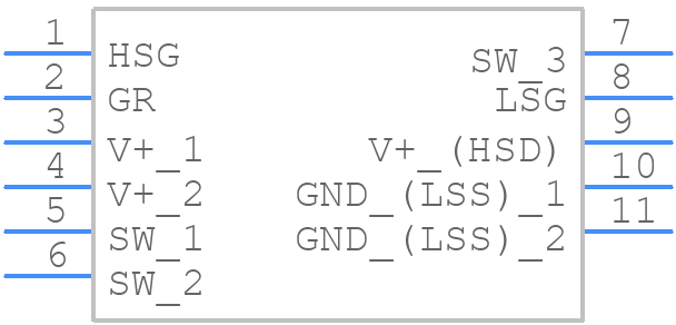 FDPC5018SG - onsemi - PCB symbol