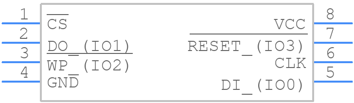 W25Q32JWSSIM - Winbond - PCB symbol