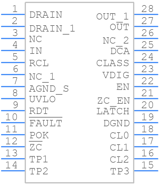 MAX5922AEUI+ - Analog Devices - PCB symbol