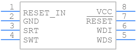 MAX6303CSA+ - Analog Devices - PCB symbol