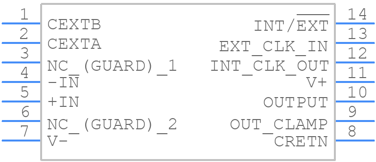 ICL7650SCPDZ - Renesas Electronics - PCB symbol