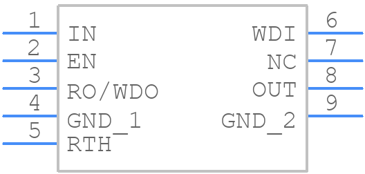 TQL850CSV33 RLG - Taiwan Semiconductor - PCB symbol