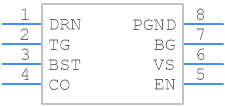 NCP5351D - onsemi - PCB symbol